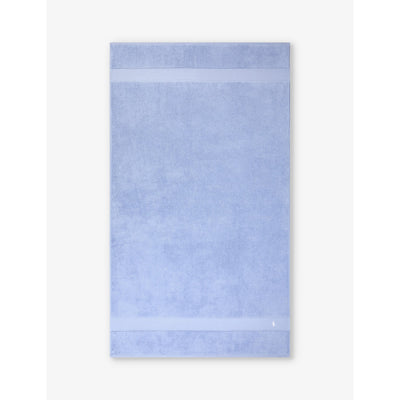 selfridges Ralph Lauren Polo Player Embroidered Cotton Bath Sheet 160cm x 90cm- Buy online at McGrocer