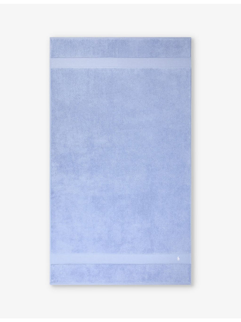 Ralph Lauren Polo Player embroidered cotton bath sheet 160cm x 90cm, imported from the UK