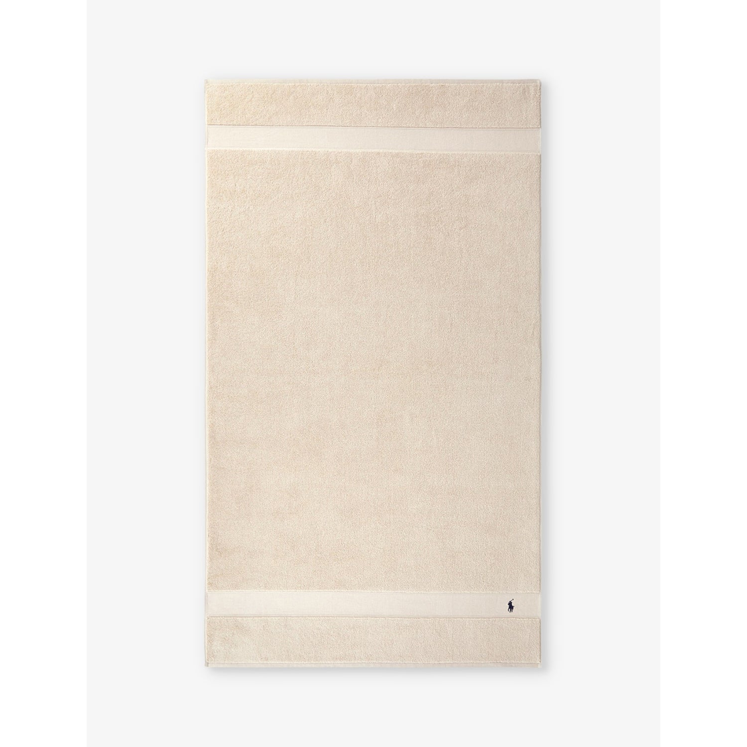 Polo Player-embroidered cotton bath sheet 160cm x 90cm - Face Cloth