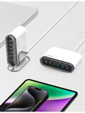 techBAR 120W 6-port desktop charger (British brand)