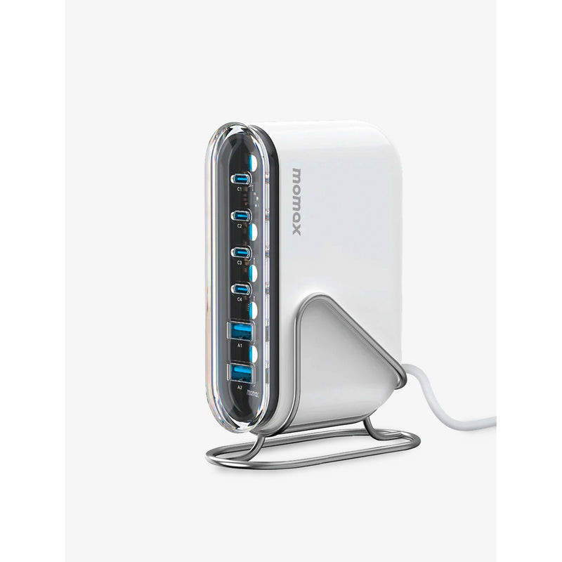 techBAR 120W 6-port desktop charger (British brand)