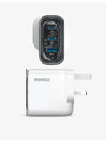 techBAR One-Charge Flow 80W 3-port wall charger, imported from the UK