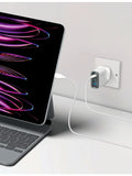 techBAR One-Charge Flow 80W 3-port wall charger, imported from the UK
