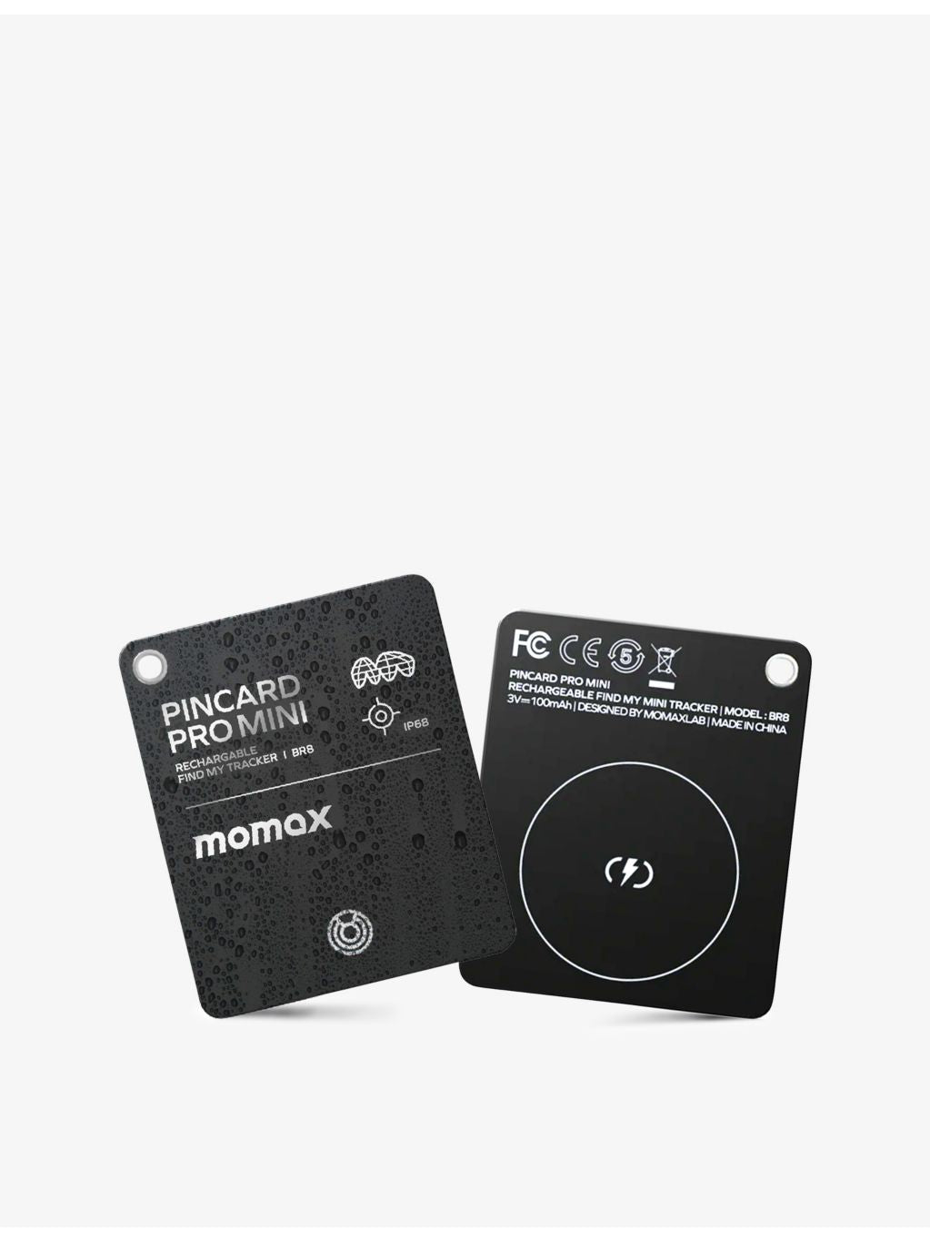 techBAR PinCard Pro Mini credit-card-sized tracker, UK version