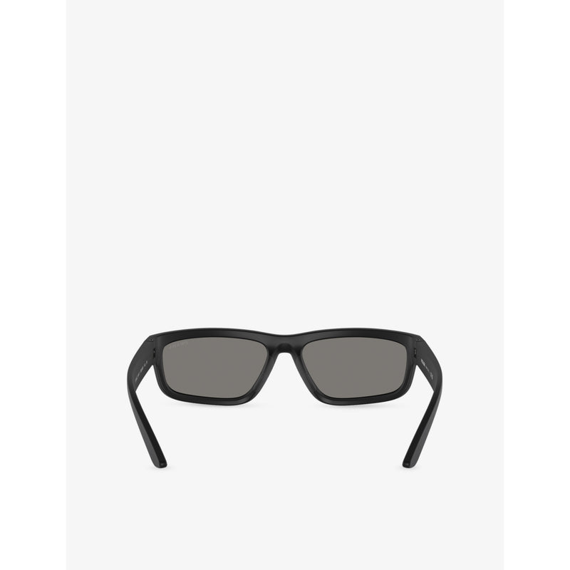 Prada Linea Rossa rectangular acetate sunglasses (British brand)