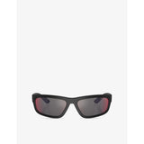 Prada Linea Rossa rectangular acetate sunglasses (British brand)
