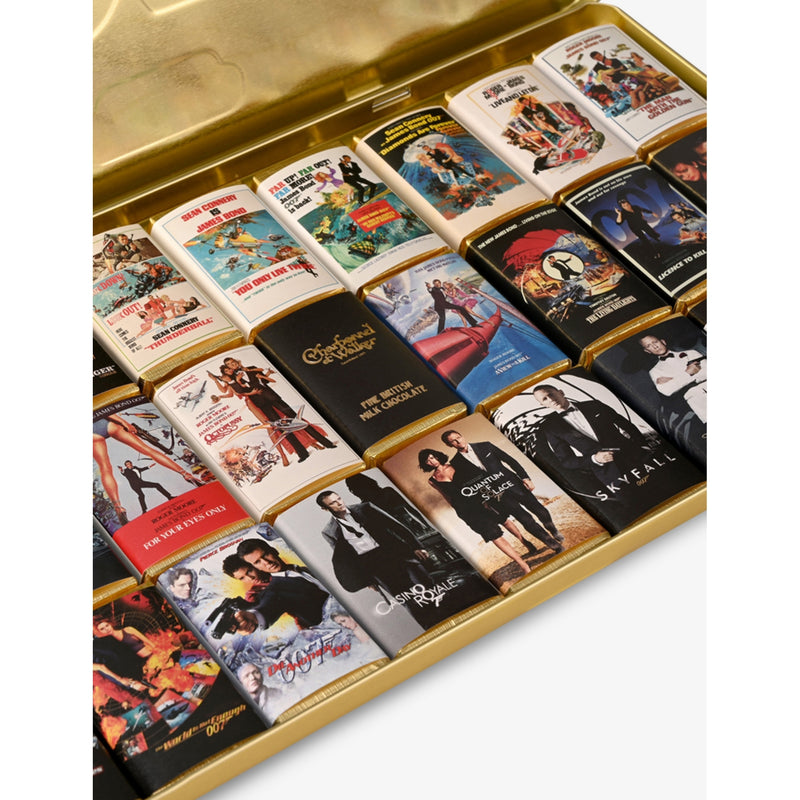 Charbonnel et Walker James Bond mini milk chocolate bars 270g, UK version