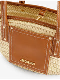 Jacquemus Le Petit Panier natural palm tote bag, UK version