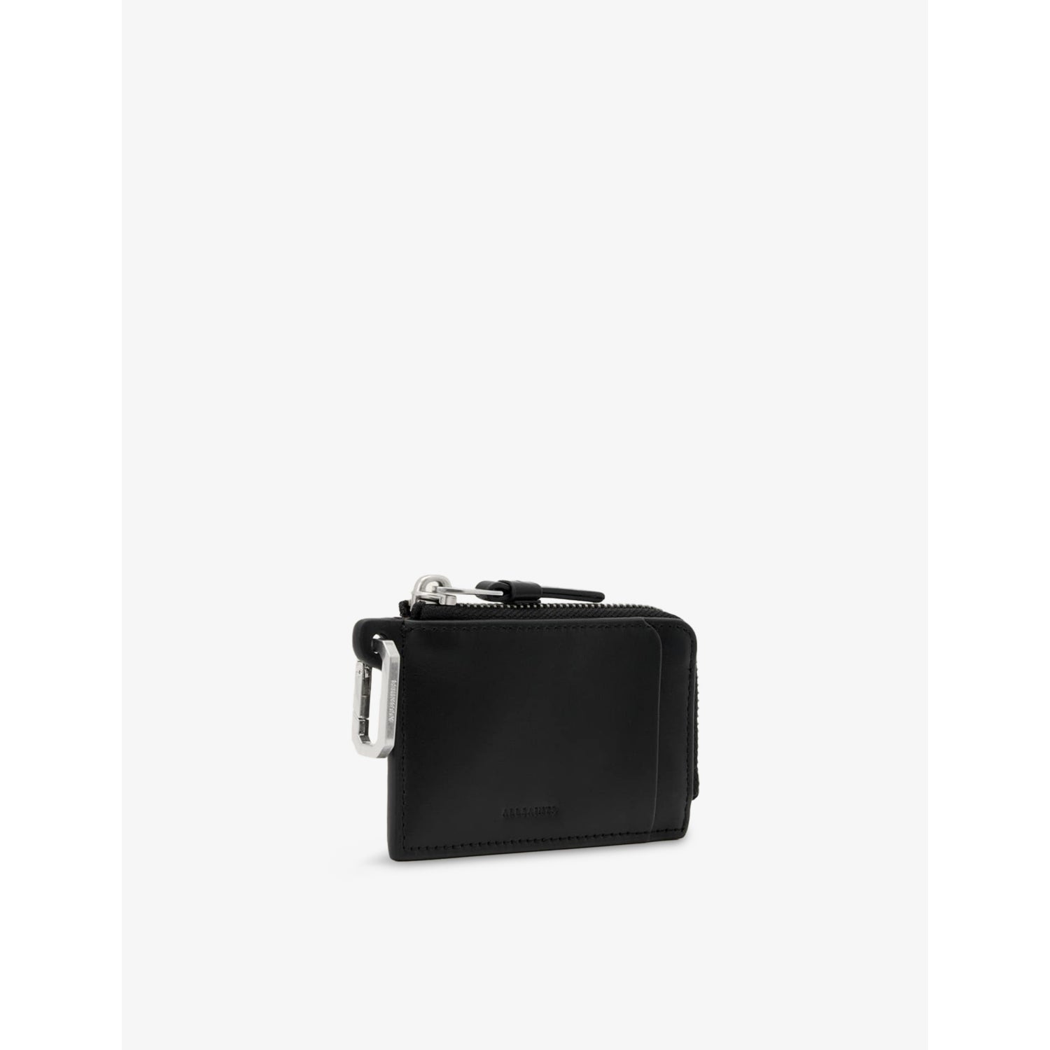 AllSaints Remy square leather wallet with debossed logo (British brand)