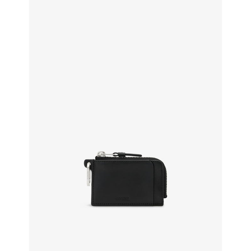 Remy logo-debossed square leather wallet - BIRCH WHITE