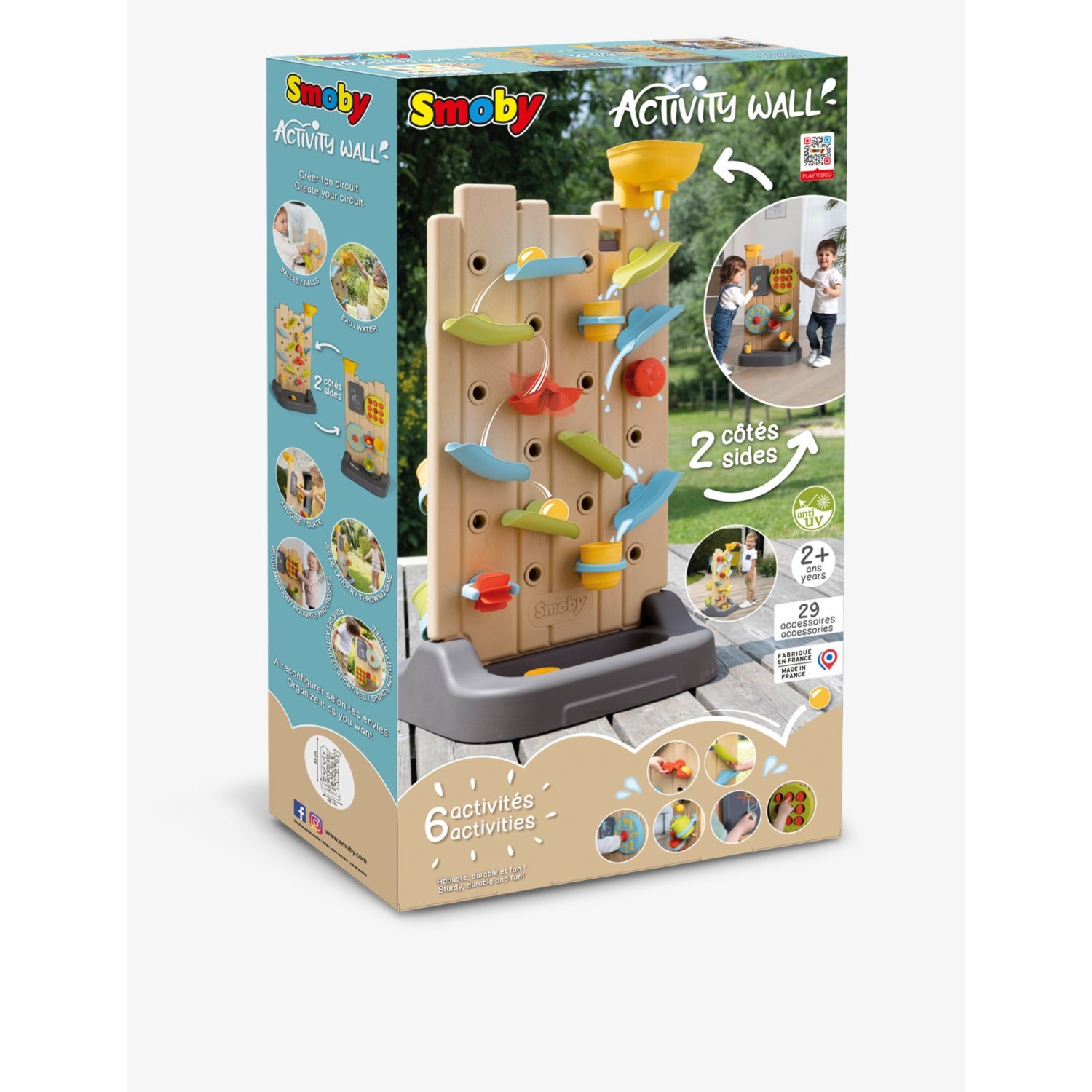 Smoby activity wall 83cm - British product