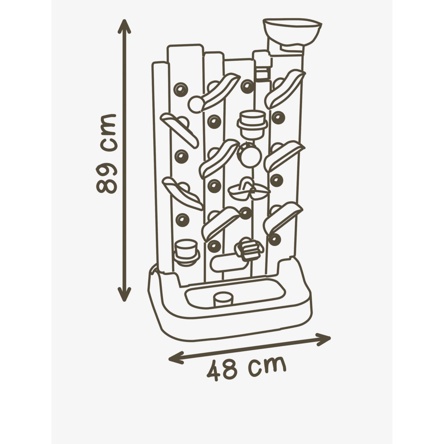 Smoby activity wall 83cm - British product