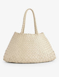 Dragon Diffusion Santa Croce woven leather basket bag - British product