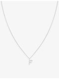 Astrid & Miyu necklace cubic zirconia 'F' initial - British product