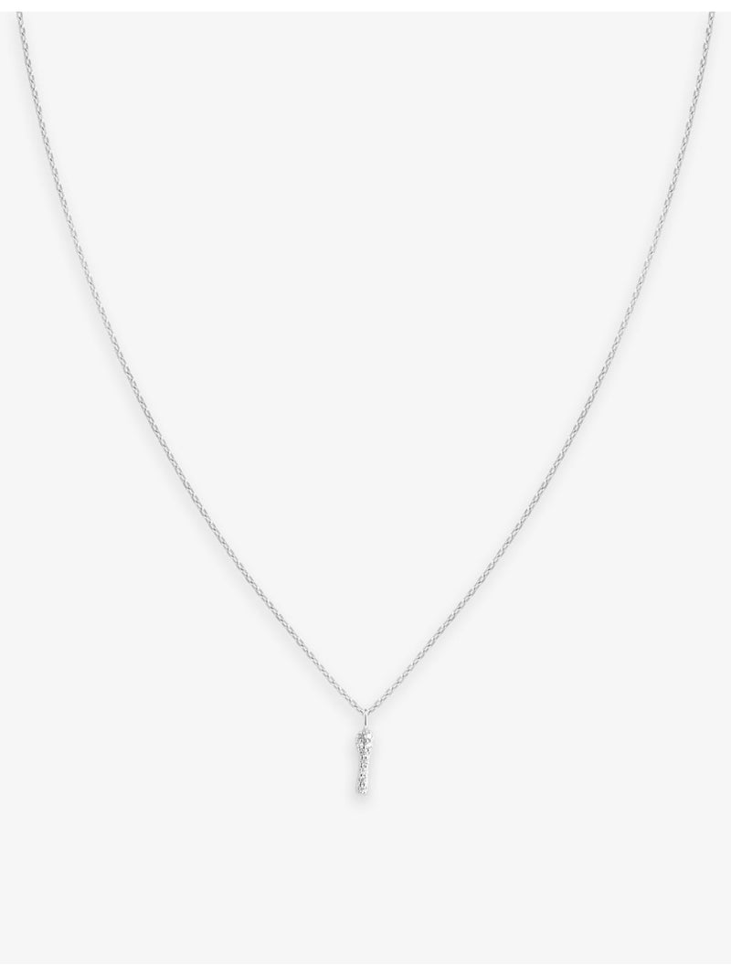 Astrid & Miyu I initial cubic zirconia necklace, imported from the UK