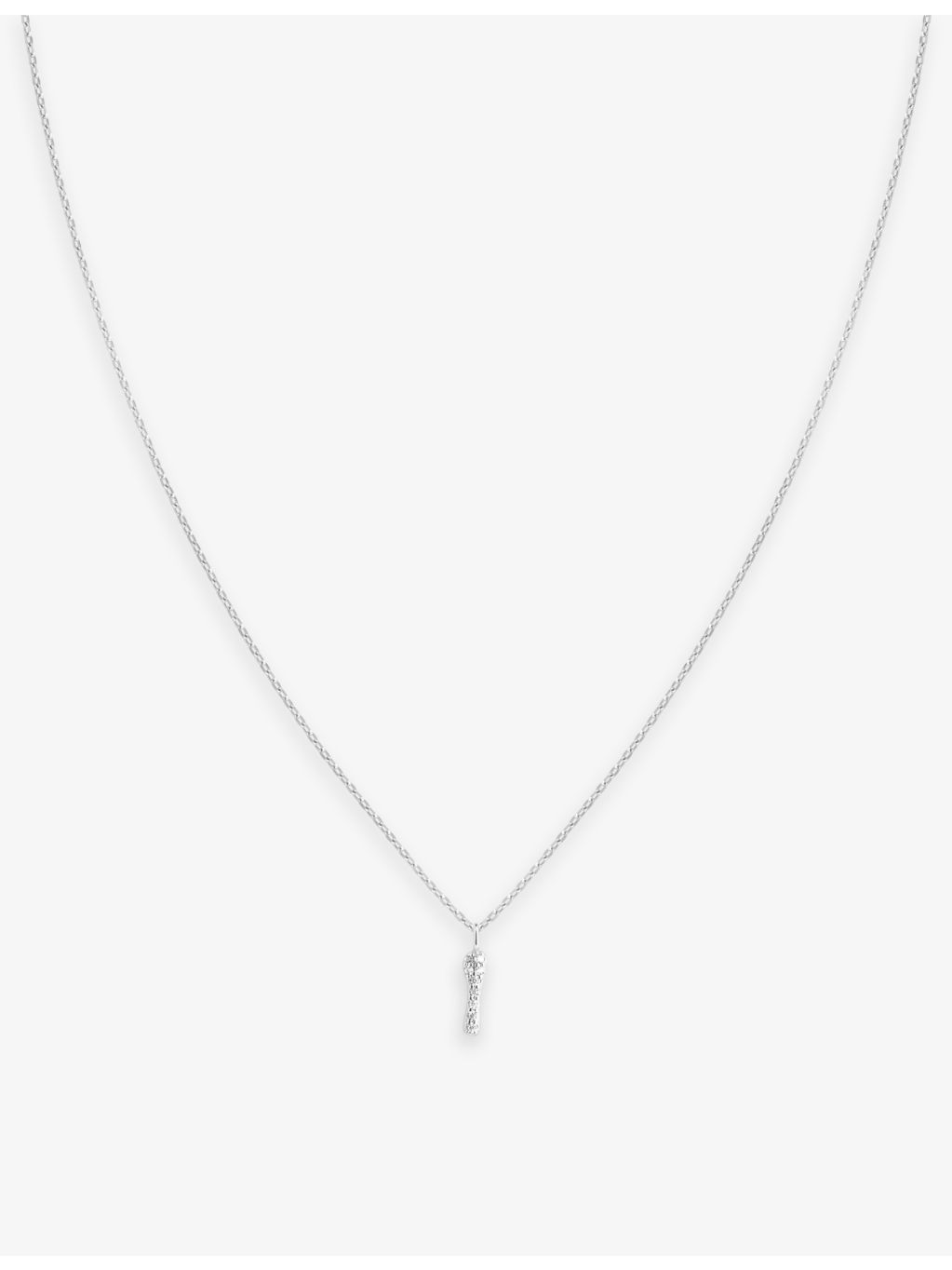 Astrid & Miyu I initial cubic zirconia necklace, imported from the UK