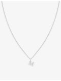 Astrid & Miyu letter M pendant necklace in sterling silver, UK version