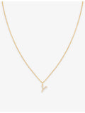 Astrid & Miyu initial Y gold-plated pendant necklace - British product