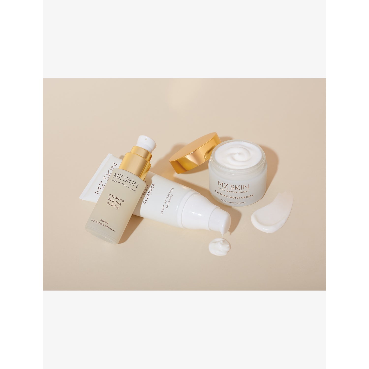 MZ Skin The Calming Discovery skincare set (British brand)