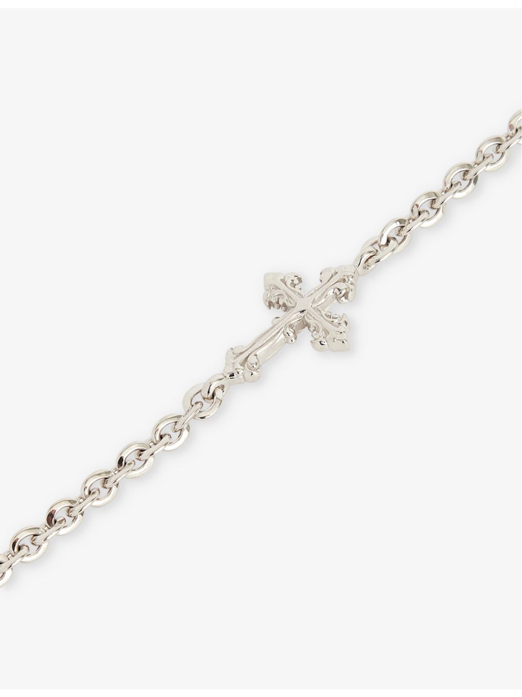 Avelli cross pendant sterling silver bracelet - British product