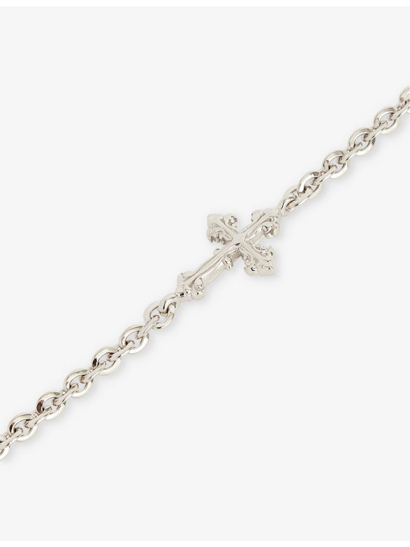 Avelli cross pendant sterling silver bracelet - British product
