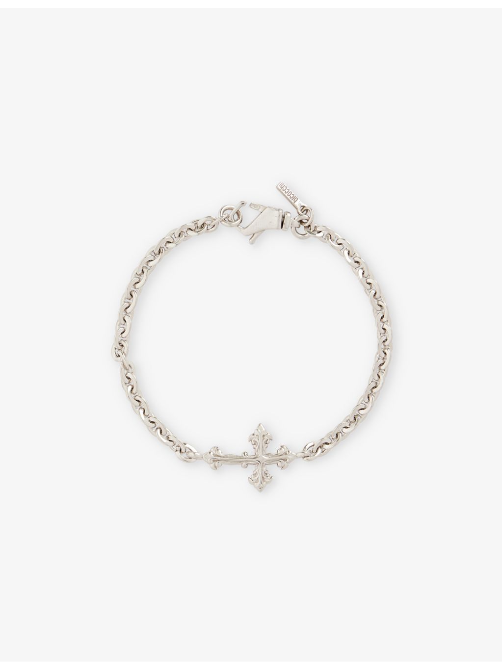 Avelli cross pendant sterling silver bracelet - British product