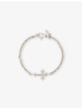 Avelli cross pendant sterling silver bracelet - British product