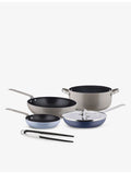 Alessi Tama aluminium and stainless steel cookware set, UK version