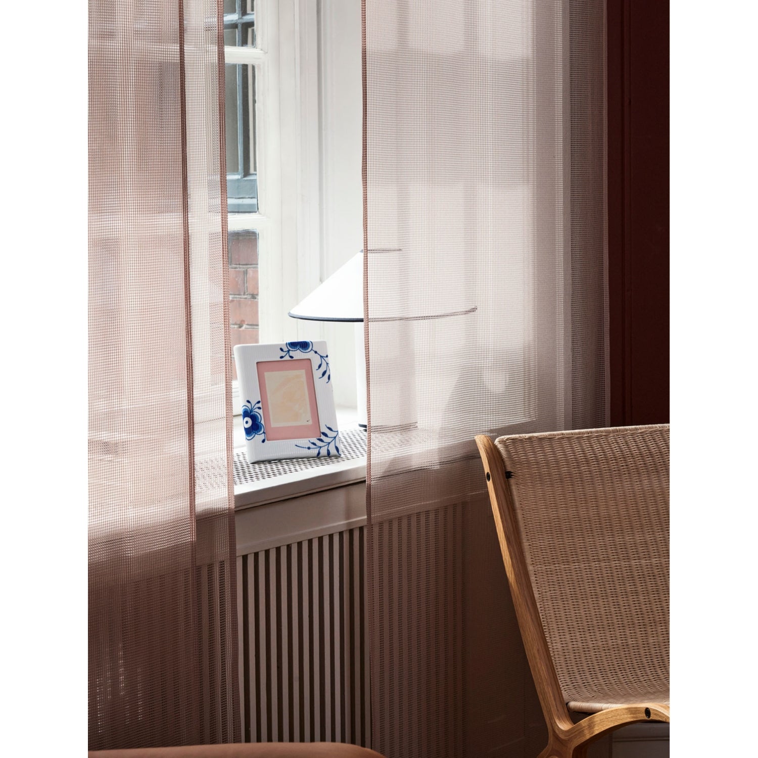 Royal Copenhagen Blue Fluted porcelain picture frame 21cm (British brand)