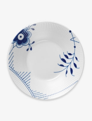 Royal Copenhagen Blue Fluted Mega deep porcelain plate 21cm (British brand)