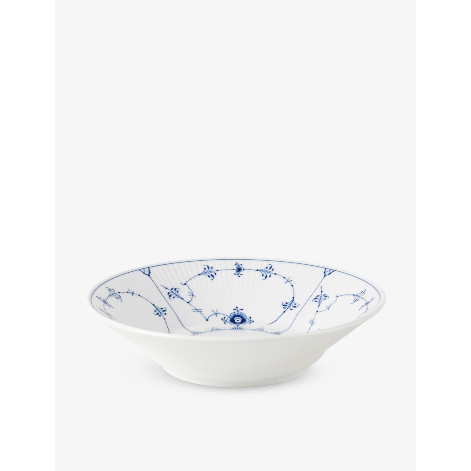 Royal Copenhagen porcelain deep plate Blue Fluted Plain 21cm - British product