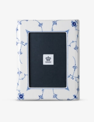Royal Copenhagen Blue Fluted Plain porcelain picture frame 21cm (British brand)