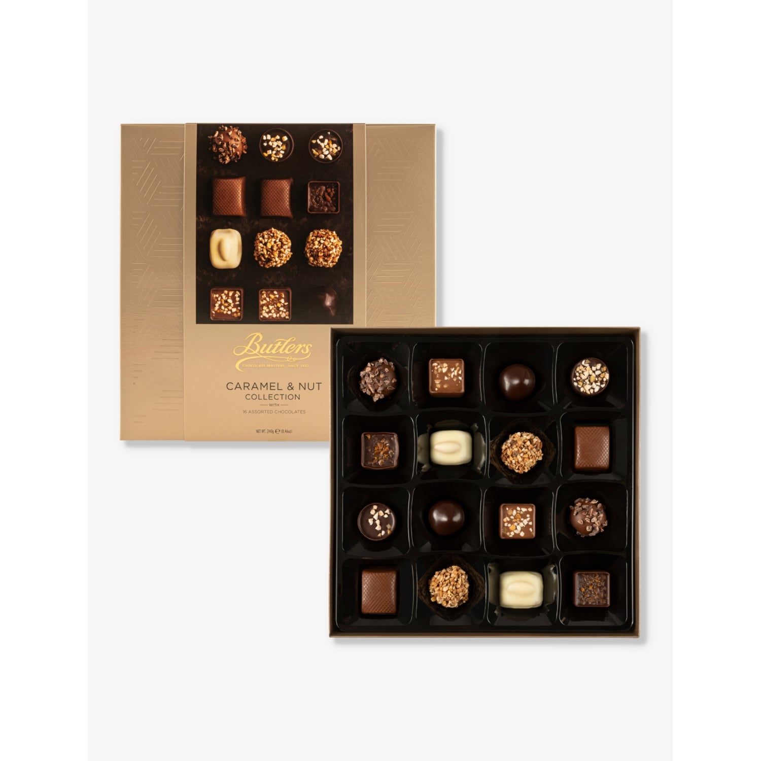 Butler's Caramel and Nut Collection 240g - British product