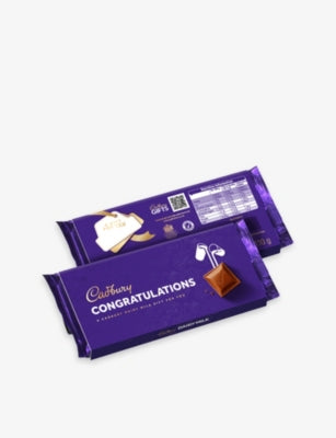 Cadbury Congratulations Dairy Milk chocolate bar 110g (British brand)