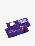 Cadbury Congratulations Dairy Milk chocolate bar 110g (British brand)