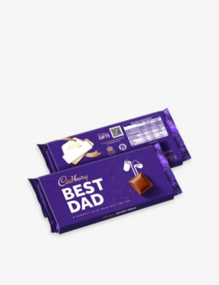 Cadbury Dairy Milk chocolate bar Best Dad 110g, imported from the UK