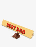 Toblerone Best Dad milk chocolate bar 100g, UK version
