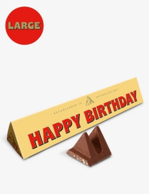 Toblerone Happy Birthday chocolate bar 360g - British product