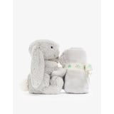 Jellycat Bashful Bunny faux-fur soother 34cm, imported from the UK