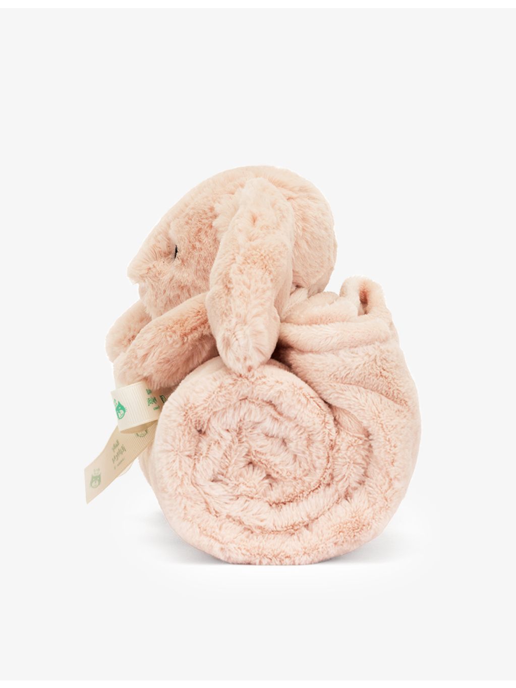 Jellycat Bashful Bunny faux-fur blanket 70cm, UK version