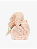Jellycat Bashful Bunny faux-fur blanket 70cm, UK version