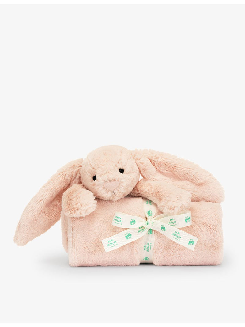 Jellycat Bashful Bunny faux-fur blanket 70cm, UK version