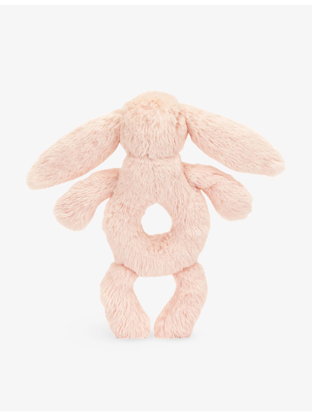 Jellycat Bashful Bunny faux-fur rattle 18cm - British product