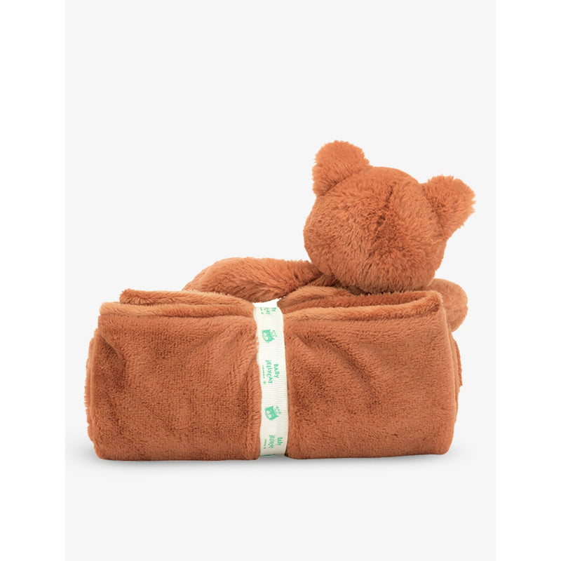 Jellycat Bashful Fox faux fur blanket 70cm, imported from the UK