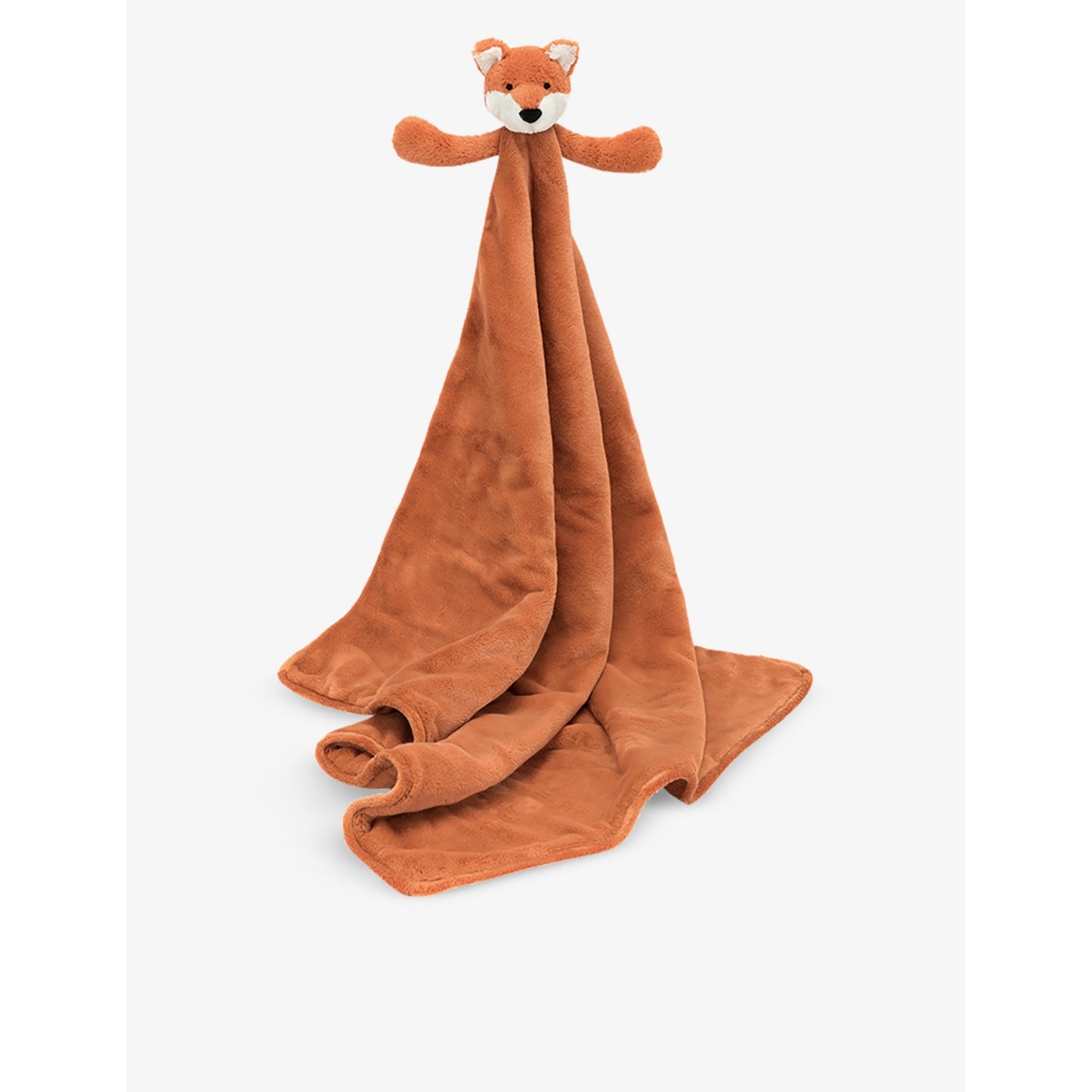 Jellycat Bashful Fox faux fur blanket 70cm, imported from the UK