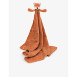 Jellycat Bashful Fox faux fur blanket 70cm, imported from the UK