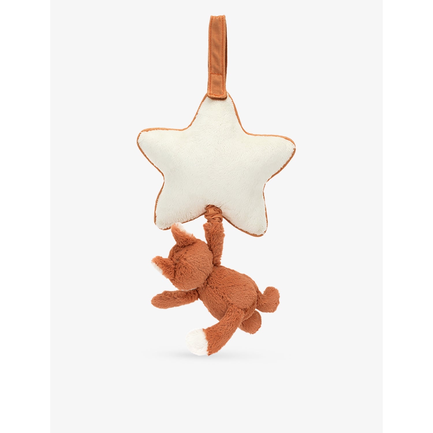 Jellycat Bashful Fox woven musical toy 30cm, UK version
