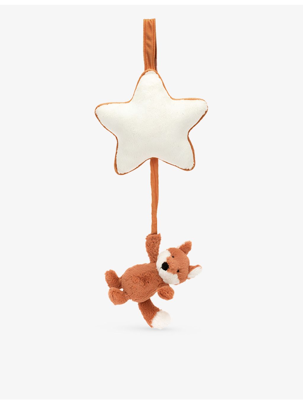 Jellycat Bashful Fox woven musical toy 30cm, UK version