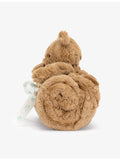 Jellycat Bartholomew Bear faux-fur blanket 70cm - British product