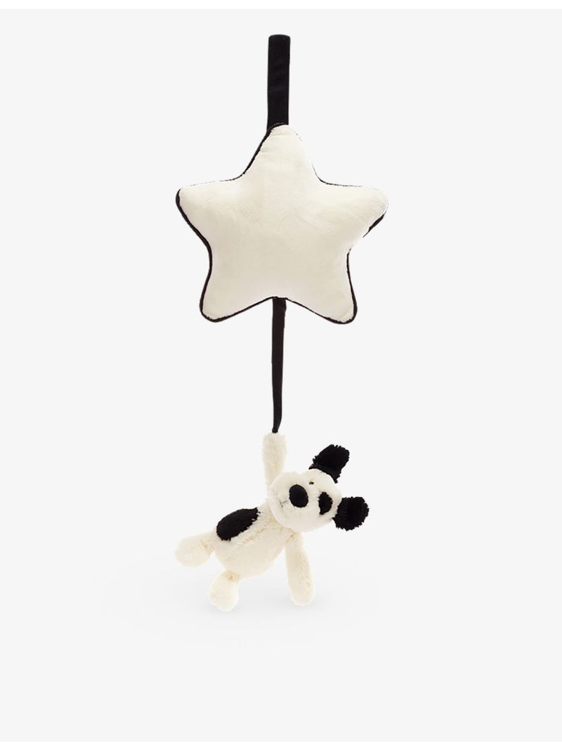Jellycat Bashful Puppy woven musical toy 30cm, imported from the UK